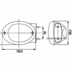 Indicatore di direzione HELLA 2BE 343 130-401