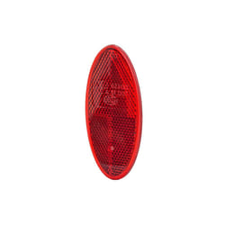 HELLA 8RA 343 160-002 Catarifrangente ovale Rosso posteriore