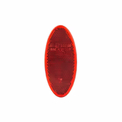 HELLA 8RA 343 160-002 Catarifrangente ovale Rosso posteriore