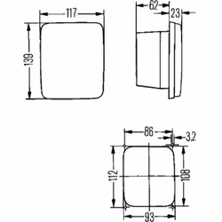 Luce freno HELLA 2DA 005 200-321