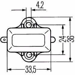 Interruttore, luce freno HELLA 6DF 001 551-091 - Vista aggiuntiva 2