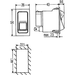 Pressostato HELLA 6GM004 570-211