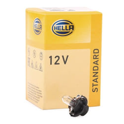 HELLA 8GA 007 997-121 Lampadina, Illuminazione strumentazione 12 1,2 Lampadina con zoccolo BX8.4d Alogeno
