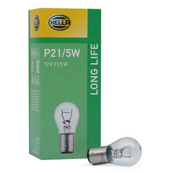 HELLA 8GD 002 078-221 Lampadina 12 21/5 P21/5W anteriore, posteriore MERCEDES-BENZ: Classe A, SEAT: Ibiza 2, VOLKSWAGEN: New Beetle Hatchback