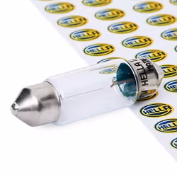 Lampade; HELLA; 12 5 C5W SV8.5-8; per FIAT, VOLKSWAGEN, AUDI, BMW, MERCEDES-BENZ; C5W12V, DUN20043168171292, YY04500209217
