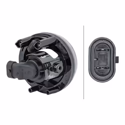 HELLA 1N0 009 295-011 Fendinebbia trasparente rotondo Sx con lampadina con staffa fissaggio