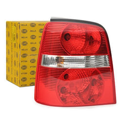 HELLA 2VP 008 759-051 Fanale posteriore Sx P21W, PY21W, R5W 12 cristallino, Rosso con lampadine con portalampada VOLKSWAGEN: Touran I