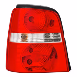 HELLA 2VP 008 759-051 Fanale posteriore Sx P21W, PY21W, R5W 12 cristallino, Rosso con lampadine con portalampada VOLKSWAGEN: Touran I
