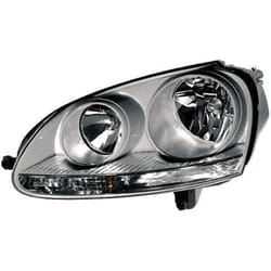 HELLA 1EG 247 007-171 Fari Sx W5W, PY21W, H7/H7 Alogeno 12 trasparente per veicolo circolazione Dx VOLKSWAGEN: Golf 5