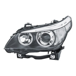 HELLA 1EL 160 287-011 Fari Sx PY21W, D2S/H7, D2S, H7 Bi-Xeno, Alogeno 12 trasparente per veicolo circolazione Dx BMW: 5 Sedan, 5 Touring