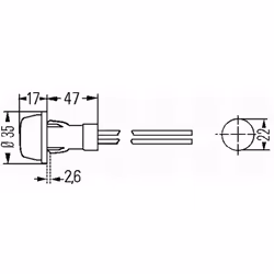 Luci di ingombro HELLA 2PF 003 563-151 - Vista aggiuntiva 4