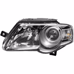 Fari; HELLA; Sx W5W, H7/H7 Alogeno, DE, FF 12 per veicolo circolazione Sx; per VOLKSWAGEN, VW; E410224, E410225, 3C0941005AC, ...