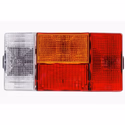HELLA 2VP 006 040-301 Luce posteriore Dx rosso/giallo nero senza lampadine