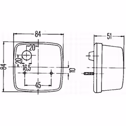 Fanale posteriore HELLA 2SW 003 014-137