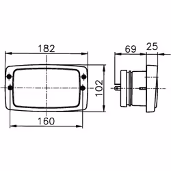 Fanali HELLA 1AB 006 213-027
