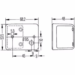 Fanale posteriore HELLA 2SA 006 679-027