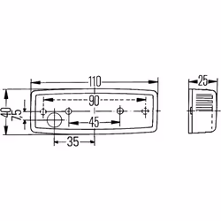 Fanale posteriore HELLA 2SA 006 717-007