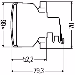 Fanale posteriore HELLA 2SB 009 001-157