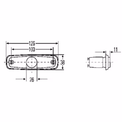 Luce di ingombro laterale HELLA 2PS 962 964-037 - Vista aggiuntiva 4