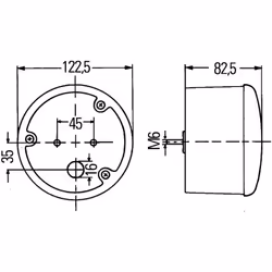 Fanale posteriore HELLA 2NE 964 169-027