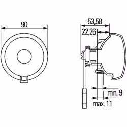 Fanale posteriore HELLA 2SA 965 039-087