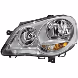 Fari; HELLA; Sx H7/H1, PY21W, W5W, H7, H1 Alogeno 12 trasparente per veicolo circolazione Sx; per VOLKSWAGEN, VW; E11975, 6Q2 ...