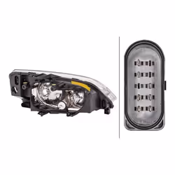 HELLA 1EE 270 600-171 Fari Sx H7/H1, PY21W, W5W, H7, H1 12 per veicolo circolazione Dx FORD: Focus C-Max