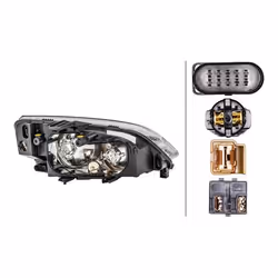 HELLA 1LE 270 600-191 Fari Sx PY21W, W5W, H7/H1, H7, H1 Alogeno 12 per veicolo circolazione Sx FORD: Focus C-Max