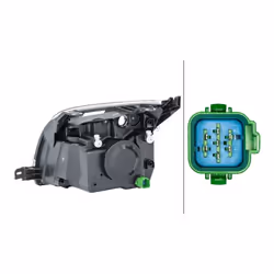 HELLA 1LD 246 044-241 Fari Dx H4, W5W, PY21W Alogeno 12 trasparente per veicolo circolazione Sx FORD: Fusion Station Wagon