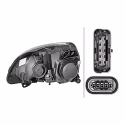 HELLA 1DL 008 461-781 Fari Dx W5W, PY21W, D2S/H7, D2S, H7 Xeno, Alogeno 12 per veicolo circolazione Dx RENAULT: CLIO 2