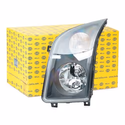 Fari; HELLA; Sx W5W, PY21W, H7/H7 FF, Alogeno 12 per veicolo circolazione Dx; per VOLKSWAGEN, VW; E12100, 2E1941015