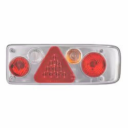 HELLA 2VP 340 942-001 Luce posteriore Dx cristallino nero per rimorchio, con lampadine