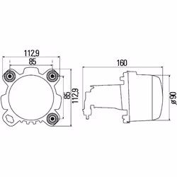 Fanali HELLA 1BL 247 042-007