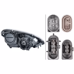 Fanali HELLA 1EL 008 361-611, sinistro