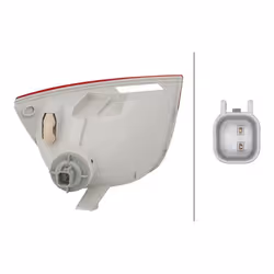 Luce di retromarcia; HELLA; P21W con portalampada, senza lampadina; per FORD; 1063885, 1069265, 1124570, 1138142, 1198172