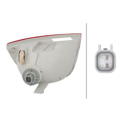 HELLA 2ZR 354 063-021 Luce di retromarcia P21W con portalampada, senza lampadina