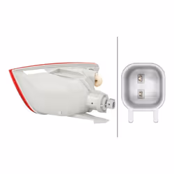 Retronebbia; HELLA; Alogeno Sx con lampadina, con portalampada; per FORD; 1419080, 5M5113A603BA
