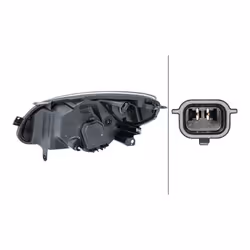 HELLA 1L7 271 510-381 Fari Dx PY21W, W5W, H4 FF 12 per veicolo circolazione Sx RENAULT: TWINGO 2