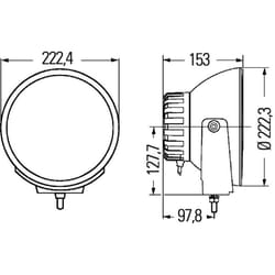 Fari HELLA 1F8007 560-731