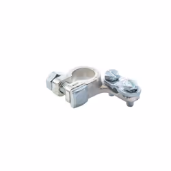 Morsetto polo batteria; HELLA; Forma D, per polo negativo Ottone grigio; 44024499, 74003418, 19495027, 086484300, B9692714092 ...
