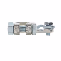 HELLA 8KX 091 452-031 Morsetto polo batteria Forma D, per polo negativo Ottone grigio