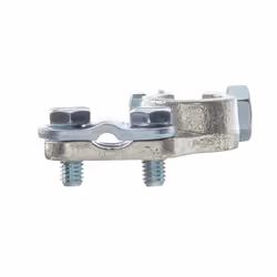 HELLA 8KX 091 452-031 Morsetto polo batteria Forma D, per polo negativo Ottone grigio - Vista aggiuntiva 4