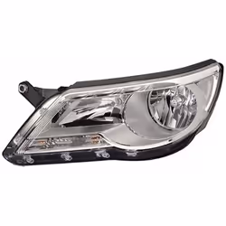 Fari; HELLA; Dx W5W, PY21W, H7/H7 FF, Alogeno 12 per veicolo circolazione Sx; per VOLKSWAGEN, VW; E12393, E12394, 5N2941032G, ...