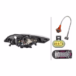HELLA 1LL 010 541-121 Fari Dx PY21W, D1S/H1, W5W, D1S, H1 Bi-Xeno 12 trasparente per veicolo circolazione Sx FORD: MONDEO 4 Turnier