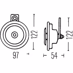Clacson HELLA 3AL 002 952-811