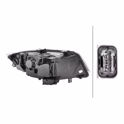 HELLA 1E1 354 699-011 Fari Sx PY24W, H7/H7 Alogeno 12 per veicolo circolazione Dx BMW: 3 Touring, 3 Sedan