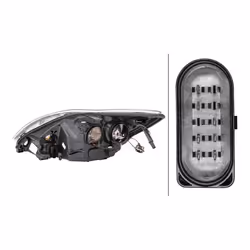 HELLA 1EE 354 257-041 Fari Dx H7/H1, PY21W, W5W, H7, H1 12 per veicolo circolazione Dx FORD: Focus 2 Kombi, Focus 2