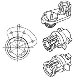 Supporto, attuatore di livellamento dei fari HELLA 8HG 183 586-001