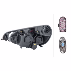 Fanali HELLA 1ZS 009 250-801, destro - Vista aggiuntiva 4