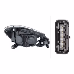 HELLA 1EE 354 536-011 Fari Sx W5W, H7/H7, PY21W Alogeno 12 per veicolo circolazione Dx RENAULT: CLIO 3, Clio III Sportour